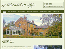 Tablet Screenshot of giselasbedandbreakfast.com